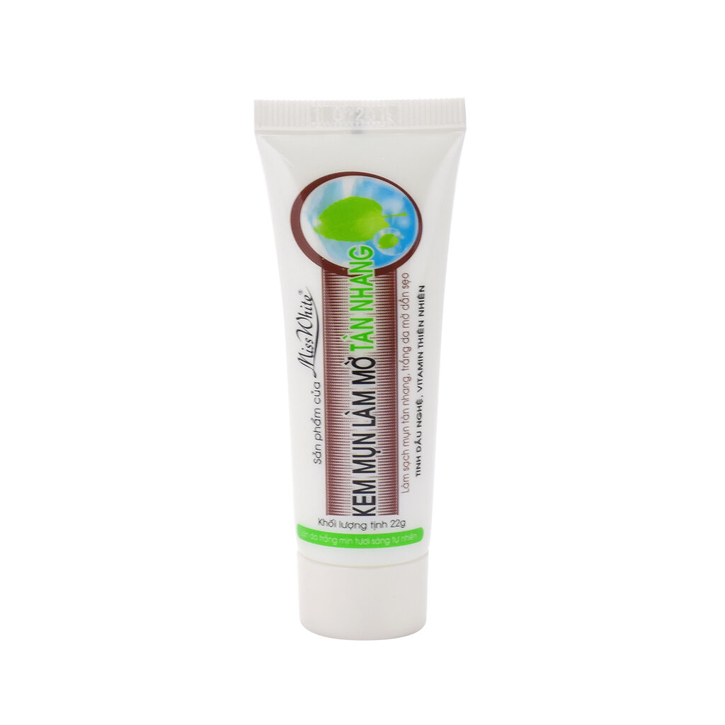 KEM MỤN MỜ TÀN NHANG MISS WHITE TUÝP 22GR