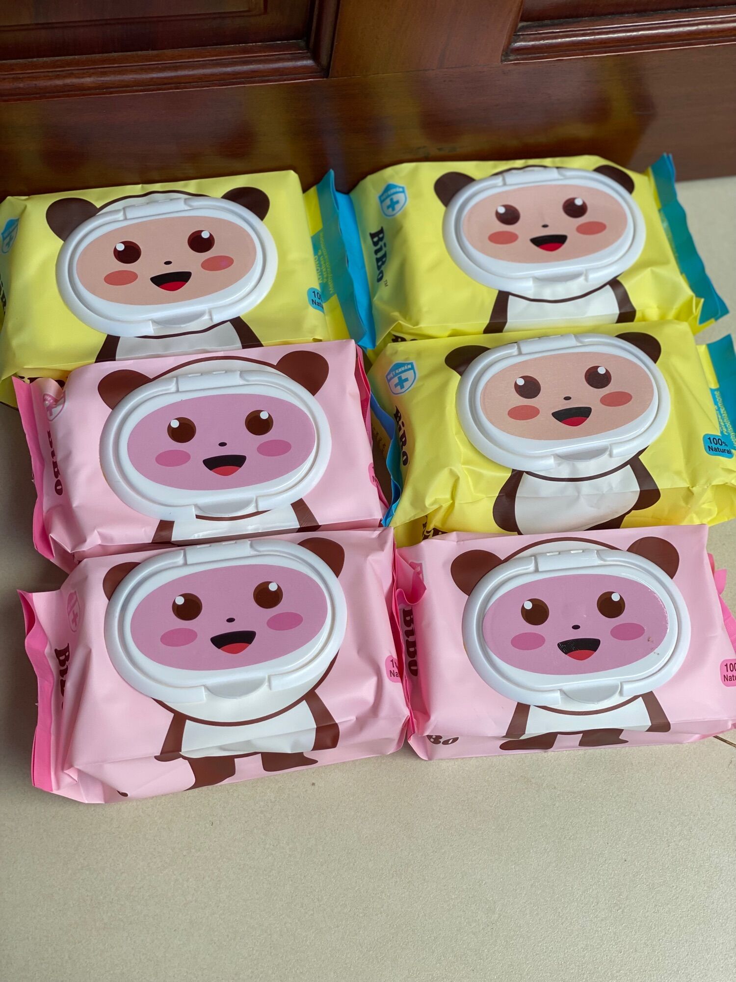 Khăn ướt Bibo không mùi 100 tờ