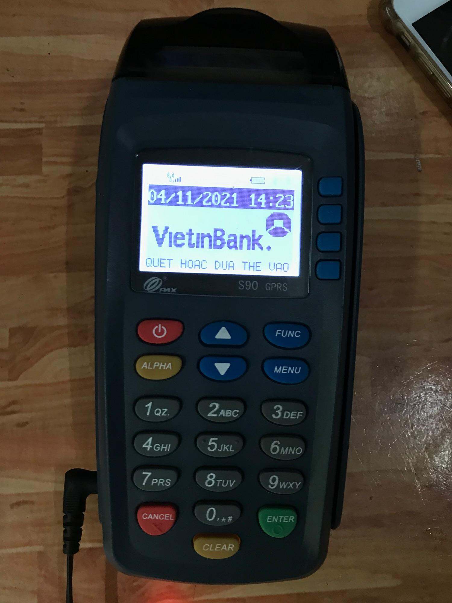 MÁY POS CÀ THẺ S90 THANH LÝ