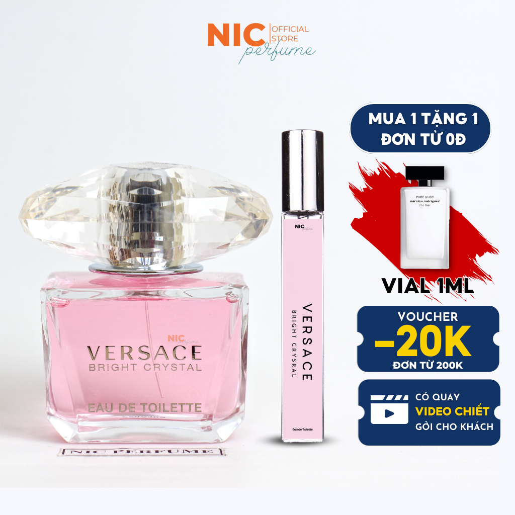 Nước hoa nữ Bright Crystal chiết 10ml