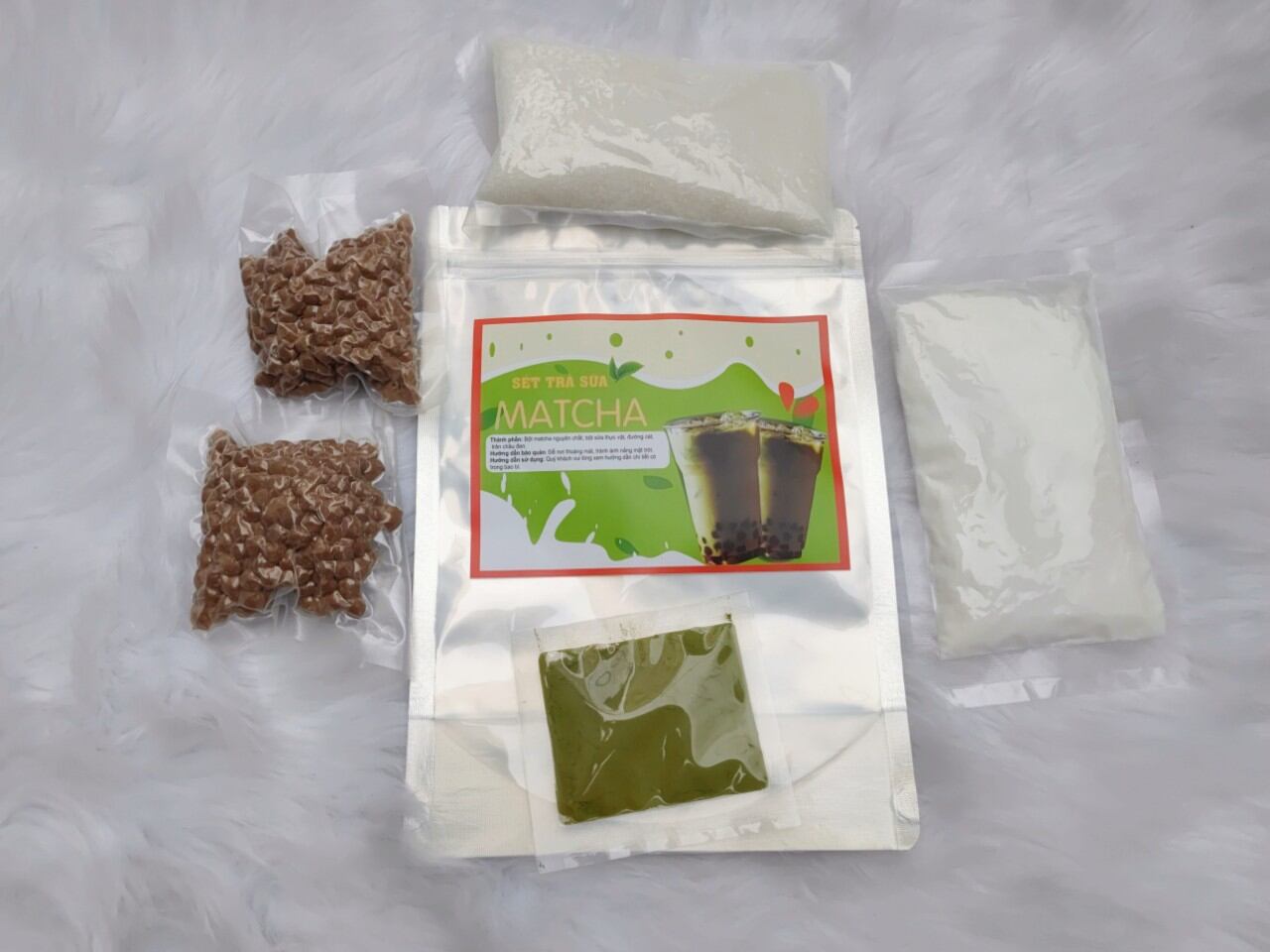 Set Trà Sữa Matcha 500gr, Set Trà Sữa Tự Pha