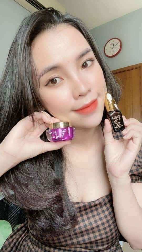 combo kem face +SERUM giảm mụn ncollagen