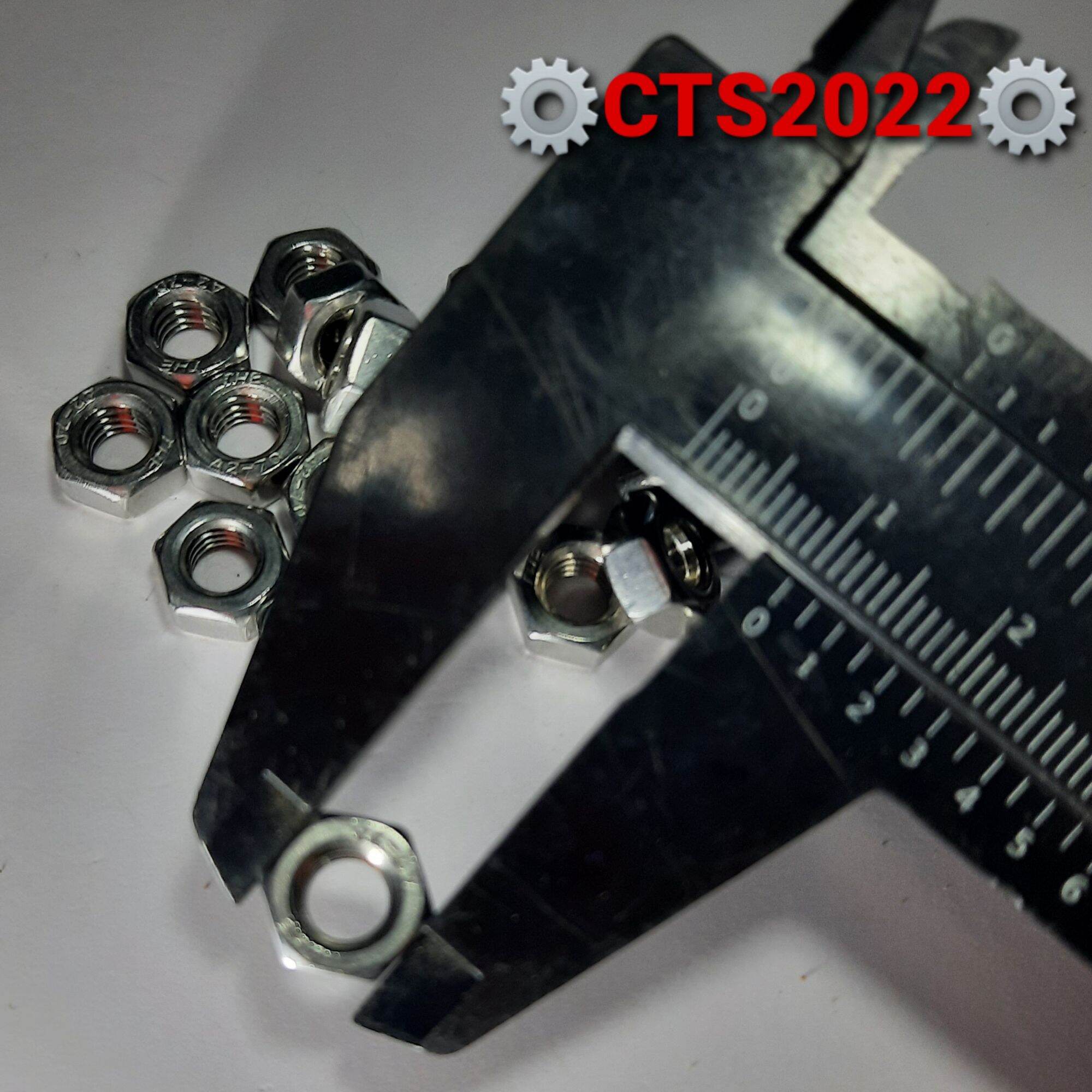 2 Con đai ốc (tán) M6 inox 304