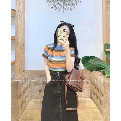 ÁO REN DÂY VAI MÀU BE - Áo kiểu ren tay cánh tiên dáng croptop phối dây cột nơ HÀNG QUẢNG CHÂU