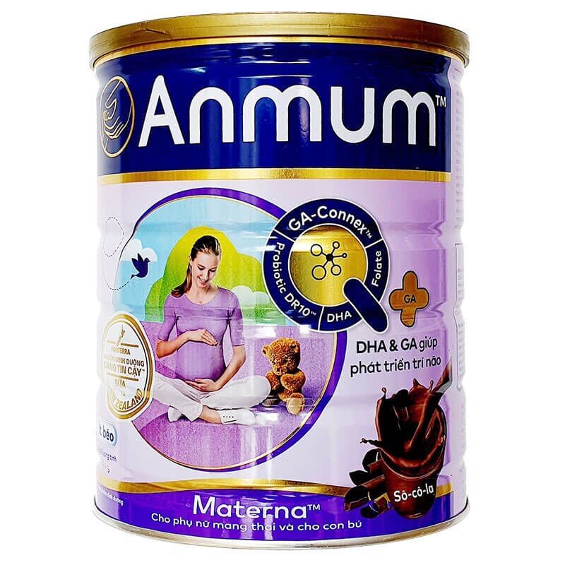 Sữa bột Anmum lon 800g vani/sô
