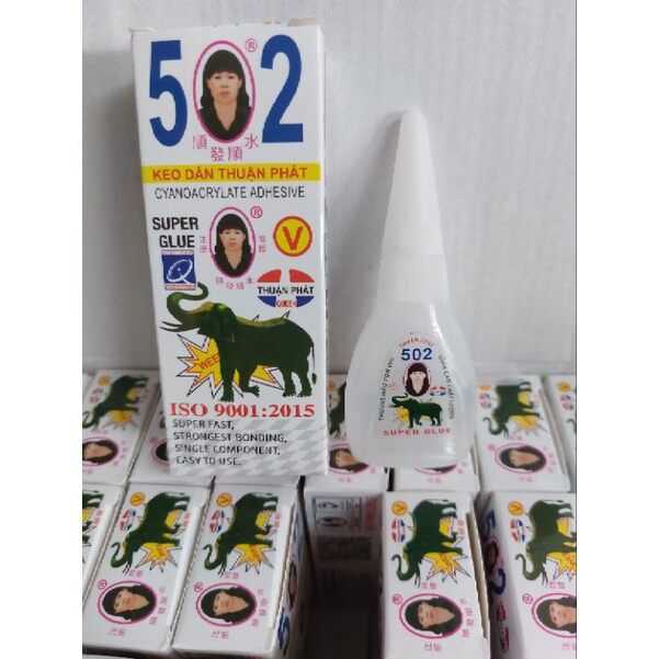 Keo dán sắt 502 con voi, con bướm..