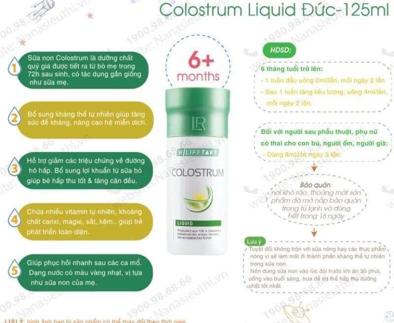 sữa non colostrum đức
