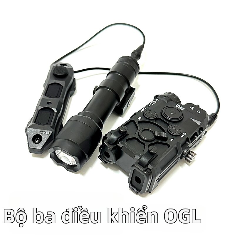 Đèn Laser Chiến Thuật OGL Bộ Ba Điều Khiển Hai Điều Khiển Có Thể Điều Chỉnh Đuôi Chuột Đa Chức Năng Đèn Pin Màu Đỏ Xanh Lá Cây