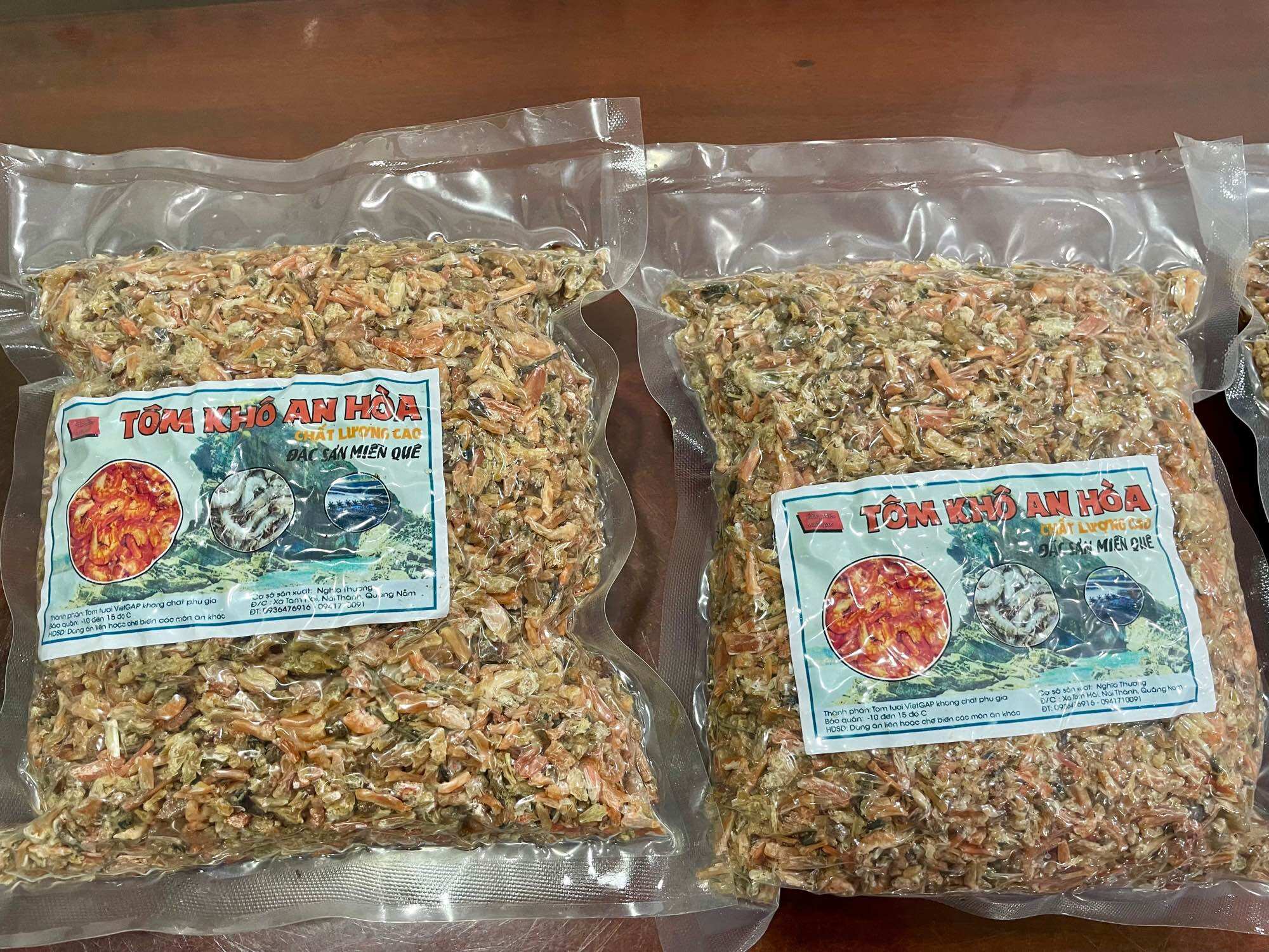1000gr tôm khô vụn (đầu và đuôi tôm)