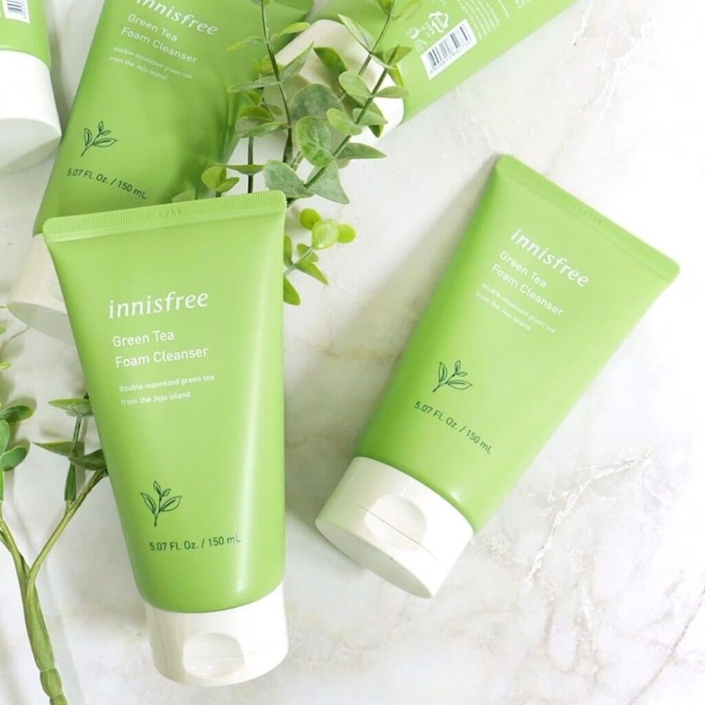 Sữa rửa mặt Innisfree Green 150ml. Tinh chất Trà Xanh