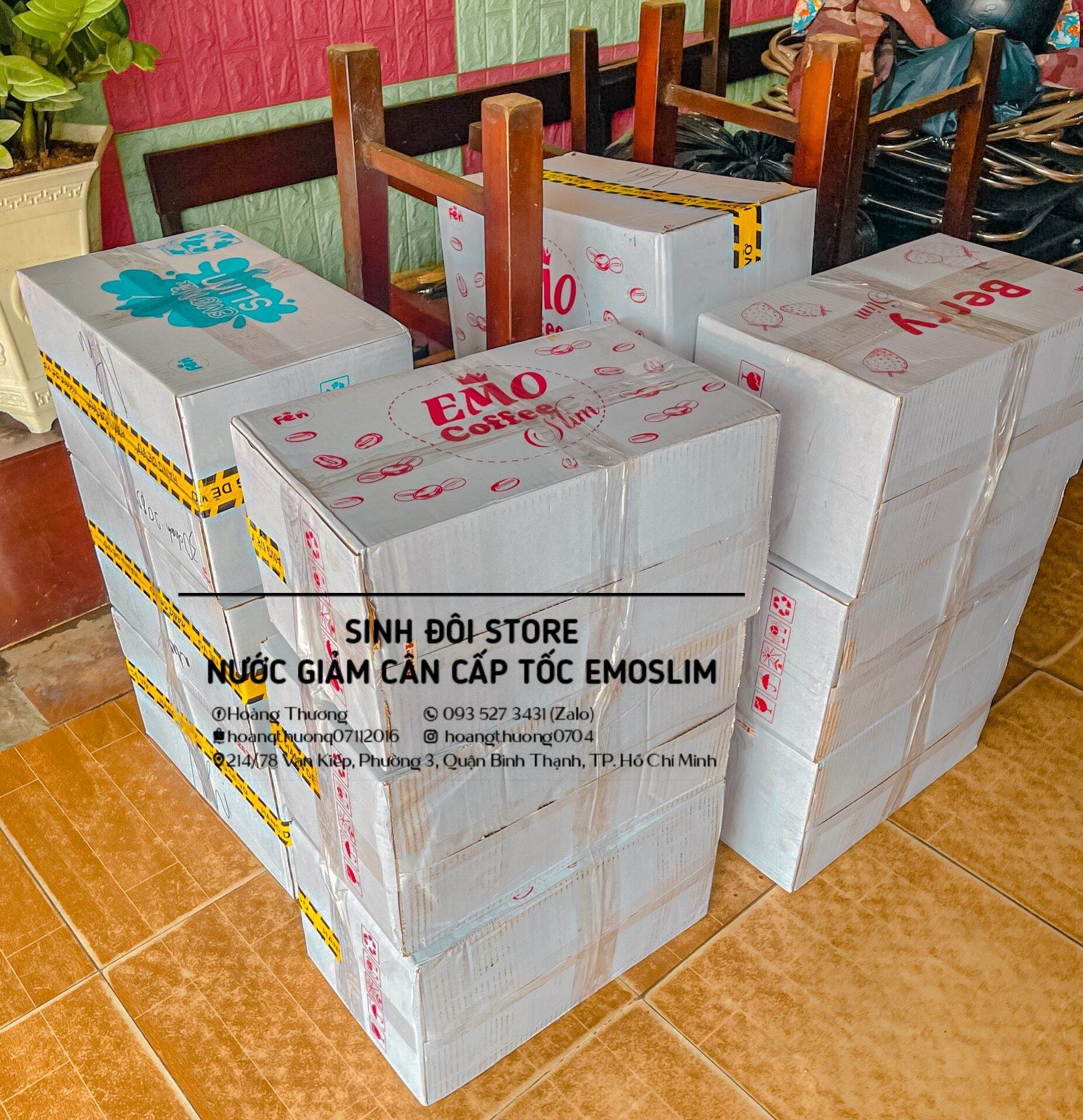 [HCM](Freeship + quà) EMOSLIM nước ép giảm cân