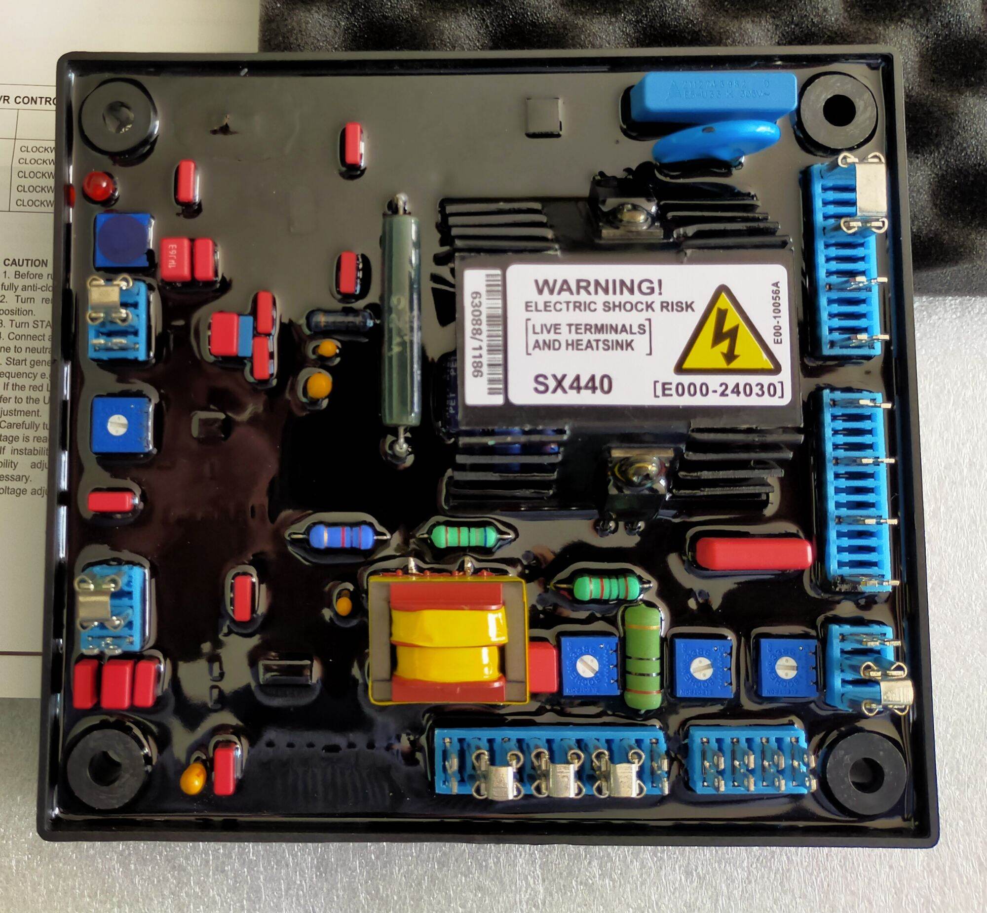 Avr sx460 sx440 mạch điều chỉnh ổn định điện áp chất lượng cao cho máy phát điện, bo mạch avr sx460 sx440 ổn áp máy phát điện kích từ phụ 1500vòng, avr đầu phát điện Stamford, ic ổn áp mạch avr cho máy phát điện cummins Mitsubishi hyundai doosan perkins
