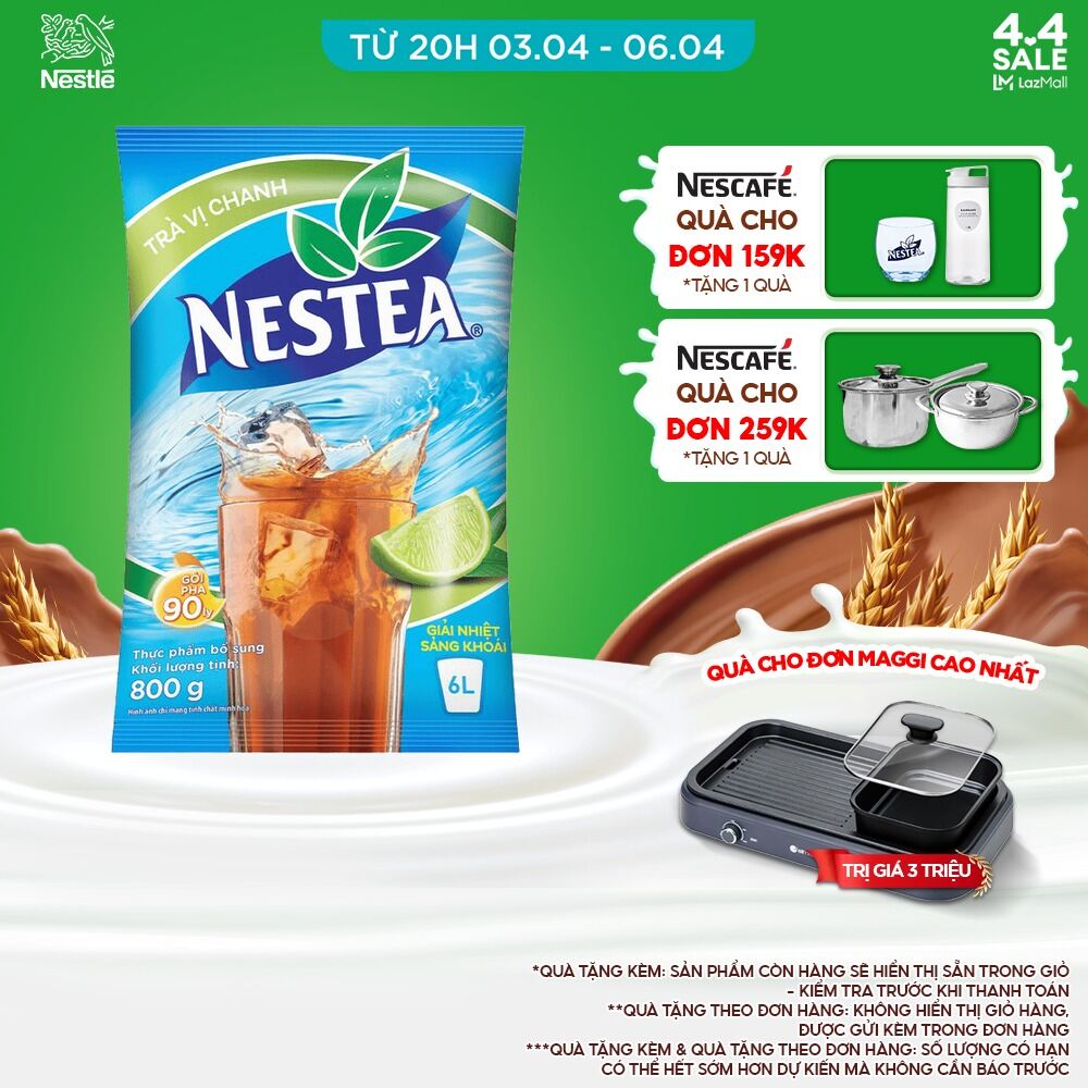 [FREESHIP TOÀN QUỐC] Trà vị chanh Nestea (gói 800g)