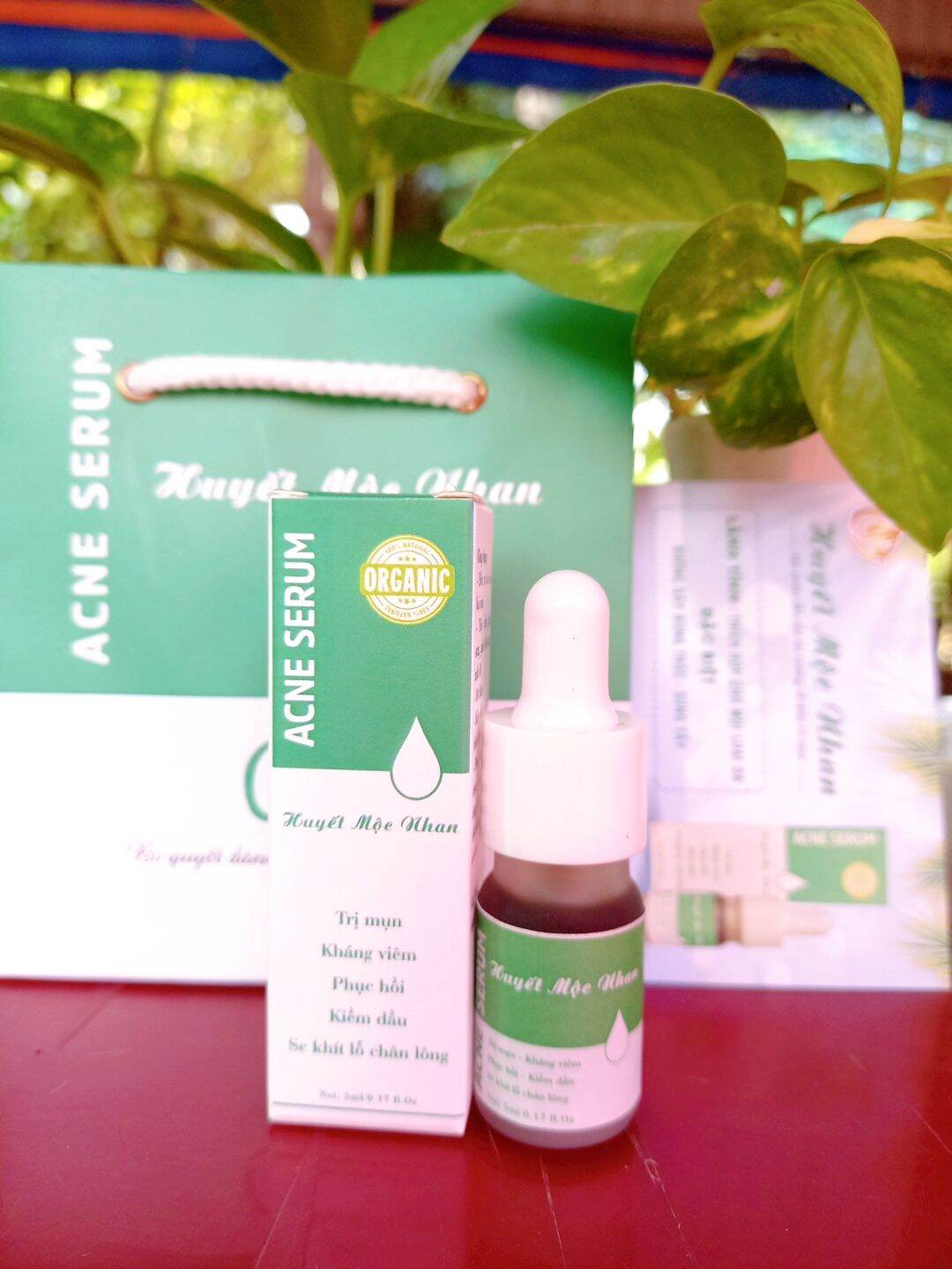 Serum mụn Huyết Mộc Nhan [Cam kết hàng chuẩn]