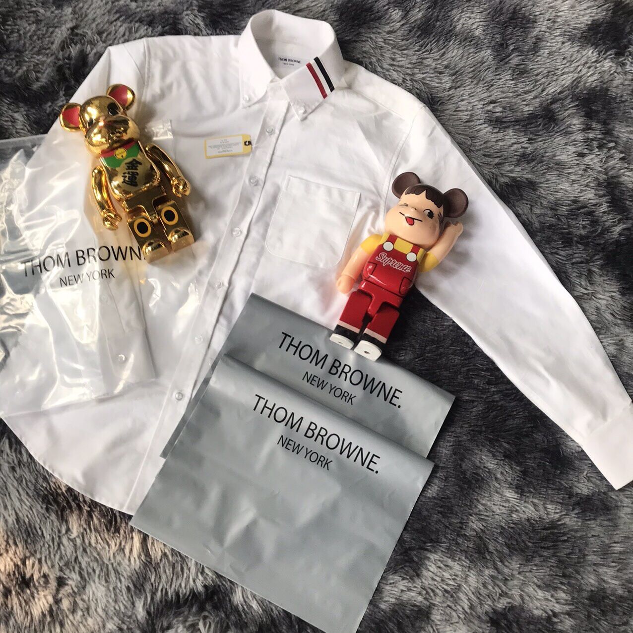 Áo sơ mi Thom Brown cao cấp viền cổ áo