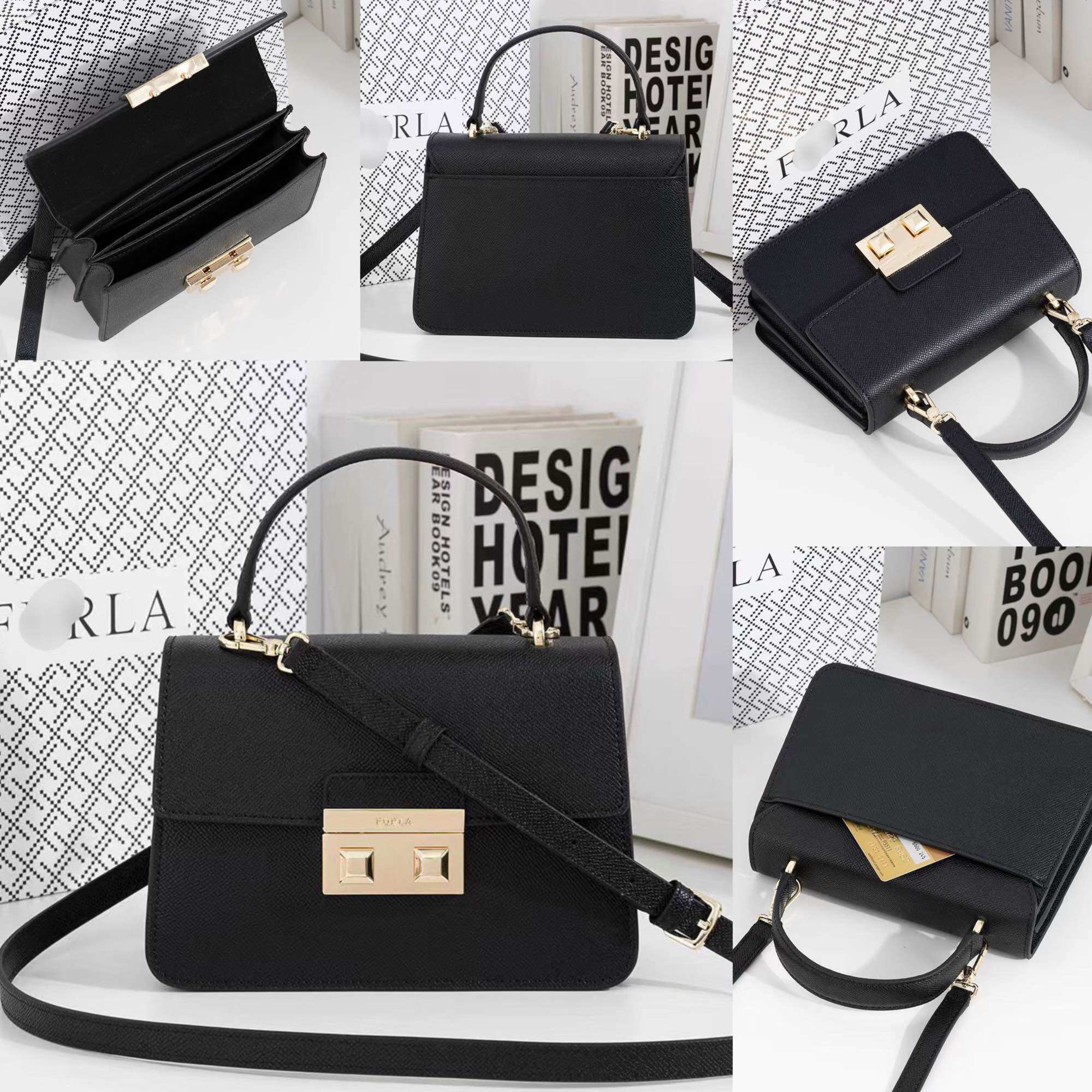Túi Furl@ Bella Mini Top Handle da thật