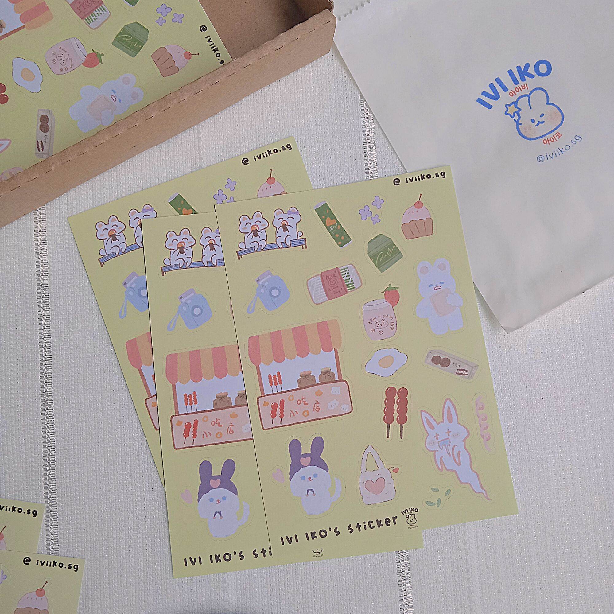 Sticker Happy Time (9x13cm) | IVI IKO