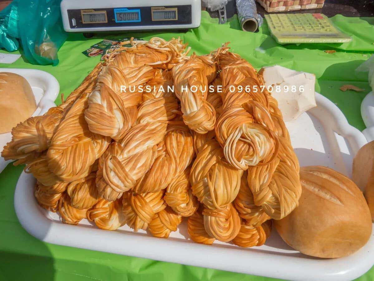 Phô mai sợi hun khói của Nga/200g