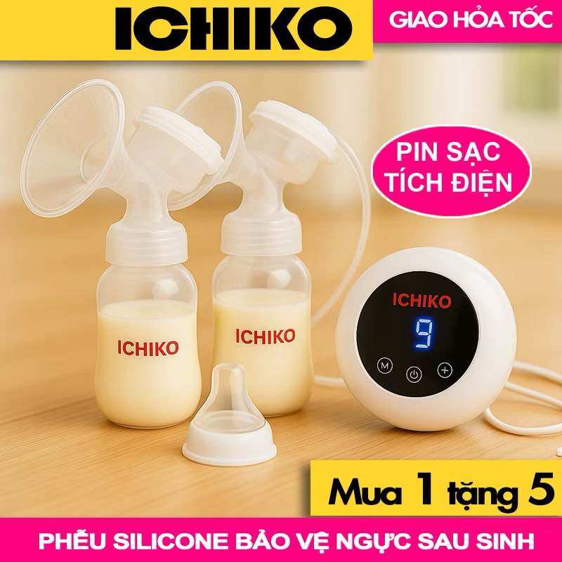 [HCM]Máy Hút Sữa Điện Đôi Real Bubee Có chế độ Massage Kích sữa Hút Êm