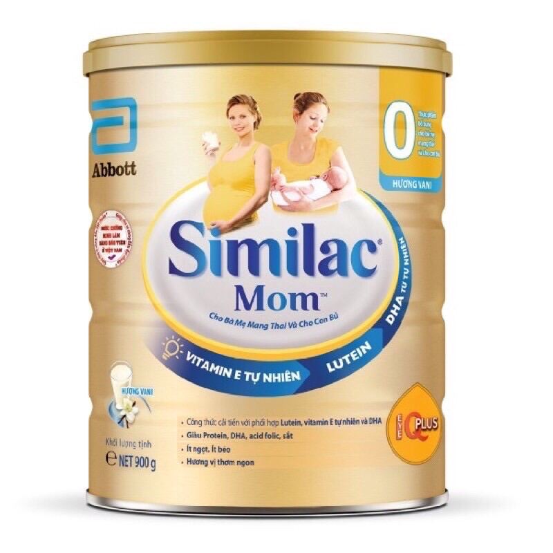 Sữa Similac Mom IQ Plus hương vani 400g nhập khẩu