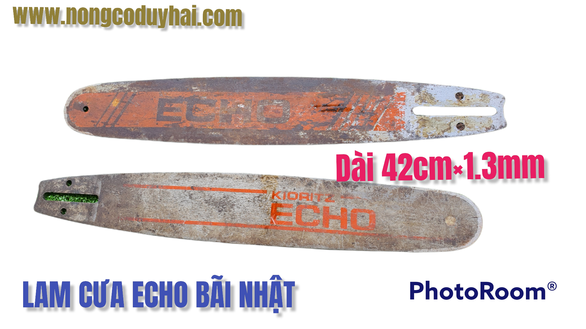 lam cưa nhật bãi echo dài 42cm rãnh lam 1.3mm