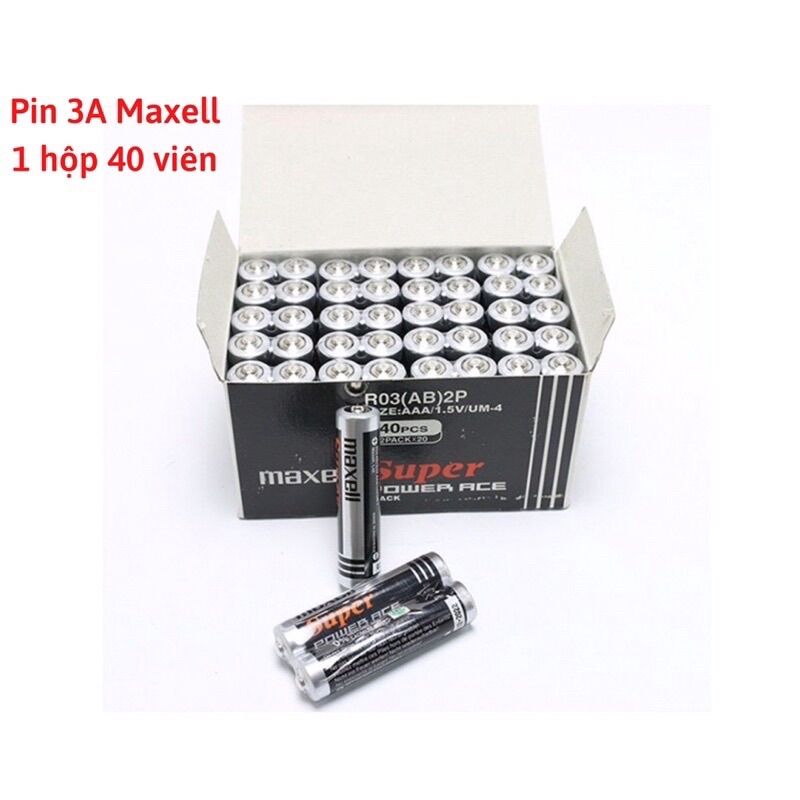 Hộp 40 viên pin tiểu nhỏ Maxell AAA