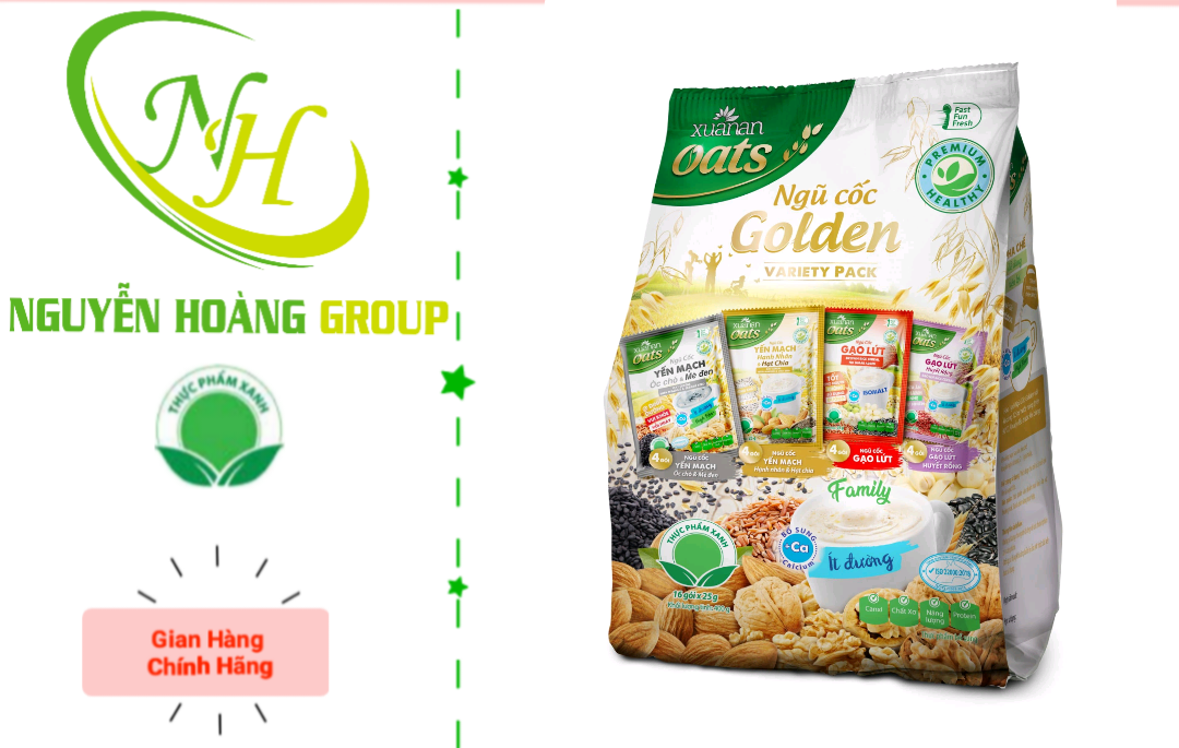 Ngũ Cốc Golden 4 Vị Xuân An 400g Xuân An