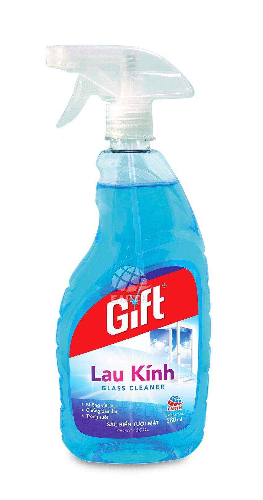 Nước lau kính 580ml