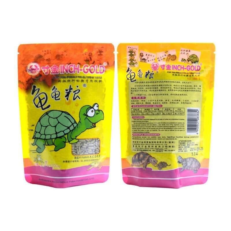 Thức ăn cho rùa nước INCH-GOLD (gói 40g và gói 100g)