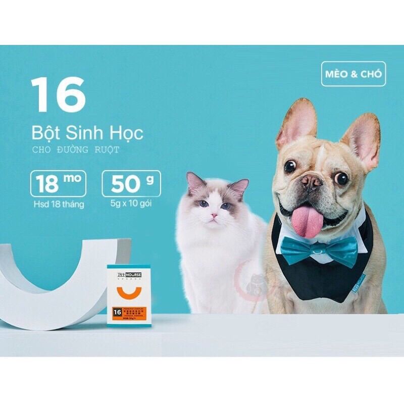 [HCM]Nourse 16 - Men vi sinh cho mèo