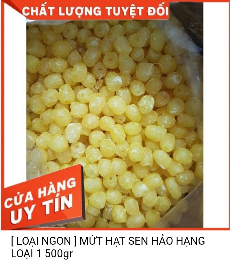 Mứt hạt sen loại ngon dac biệt 500 g
