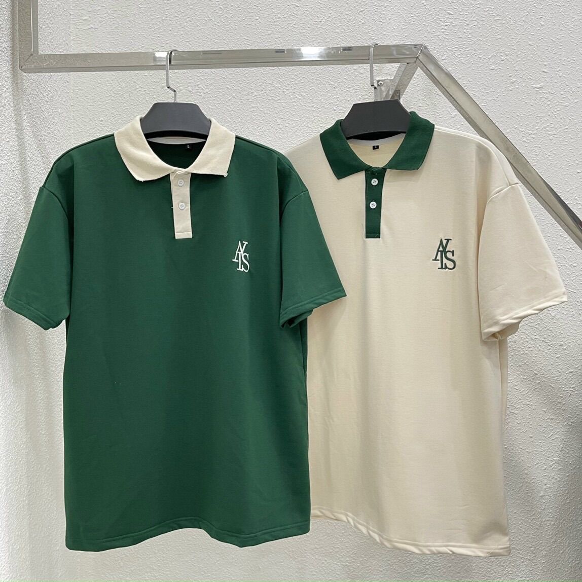 Áo thun polo atys áo polo cổ trụ atys logo polo shirt chất thun cá sấu cotton cao cấp