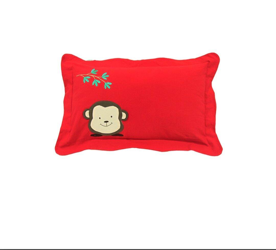 Gối nằm, gối đầu Hometex size 30x50cm thêu đắp thú