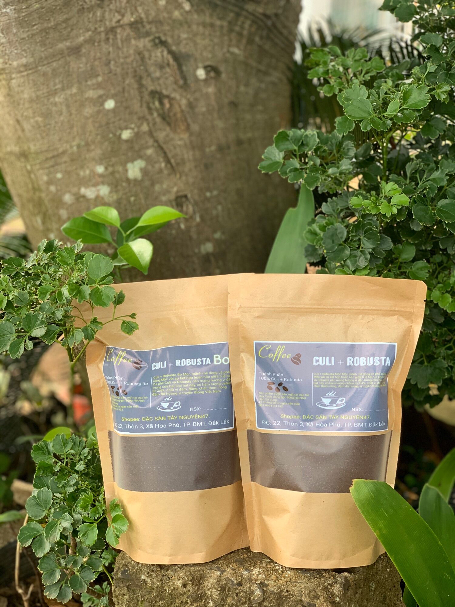 500g_Culi+Robusta mix tỉ lệ hạt