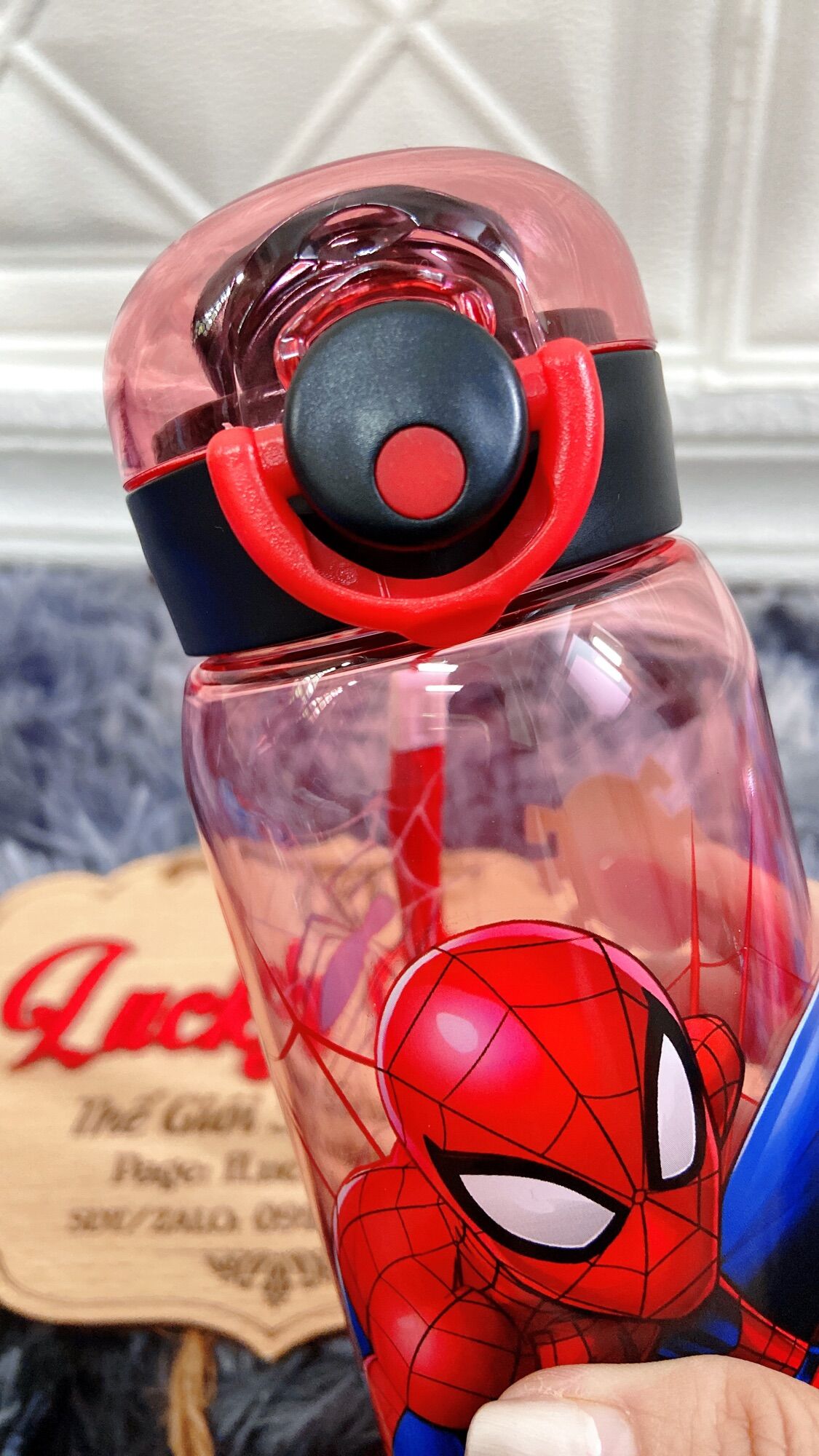 BÌNH NƯỚC NHỆN 600ml DISNEY SIÊU ĐẸP