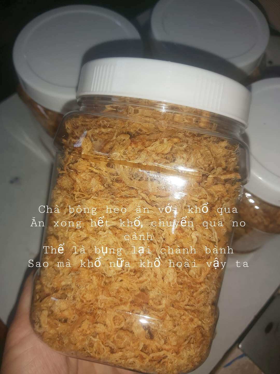 Chà bông heo nhà làm