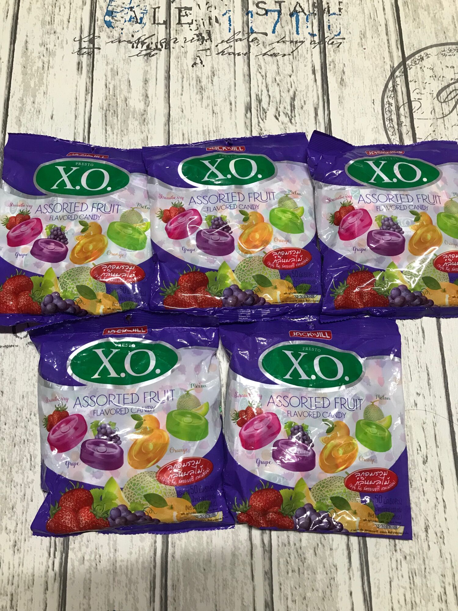 Kẹo trái cây xo thái lan gói 110g
