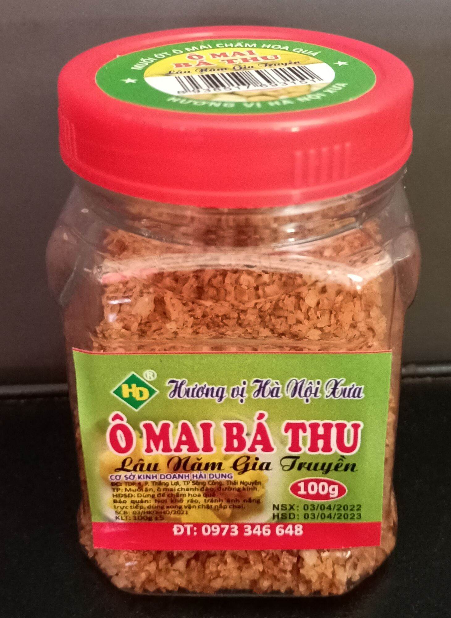 muối xí muội chấm trái cây ( 5 hộp)