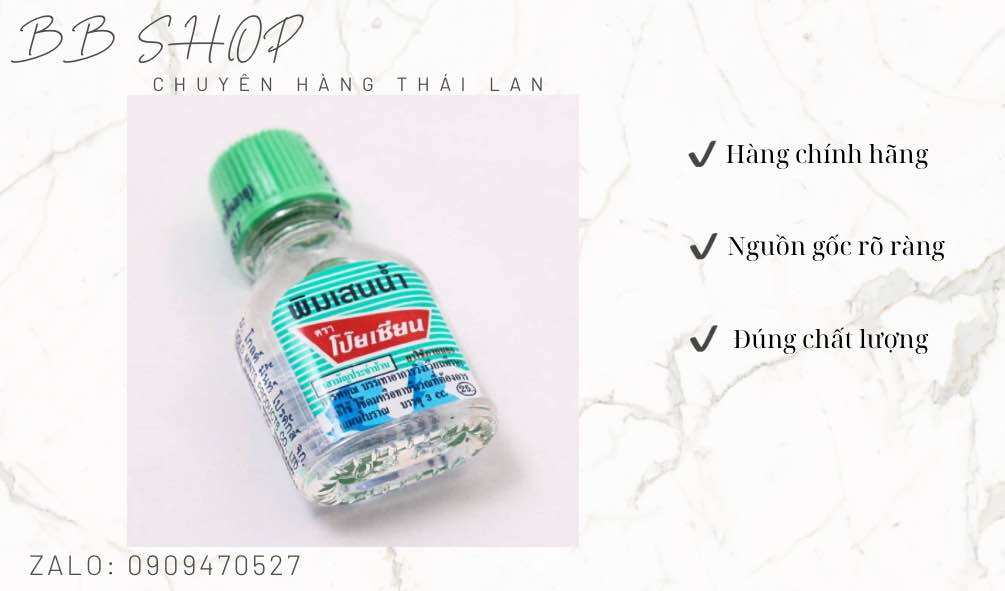 Lốc dầu gió thảo dược pimsaen poysian thái lan