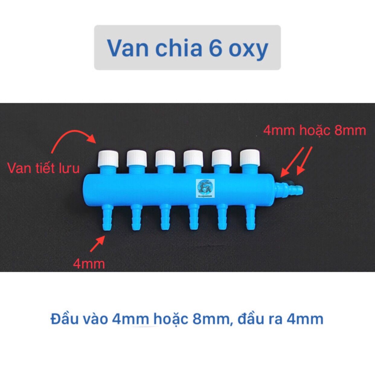 Van chia oxy có điều chỉnh tiết lưu