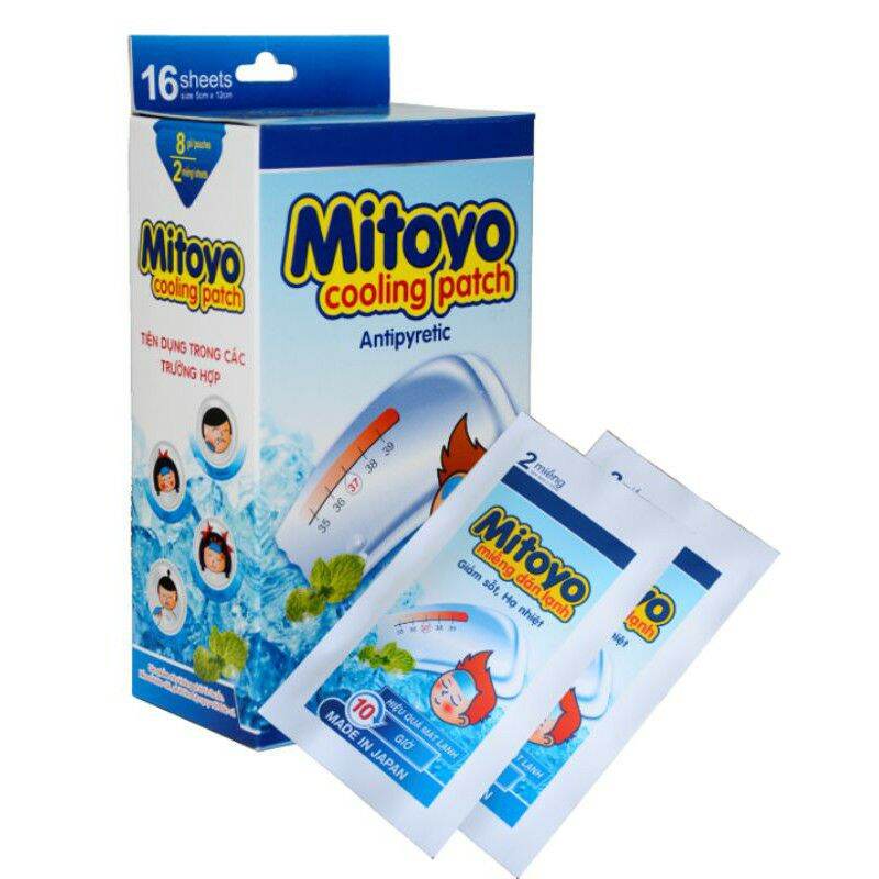[HCM]Mitoyo miếng dán hạ sốt DHG bọc 2 miếng
