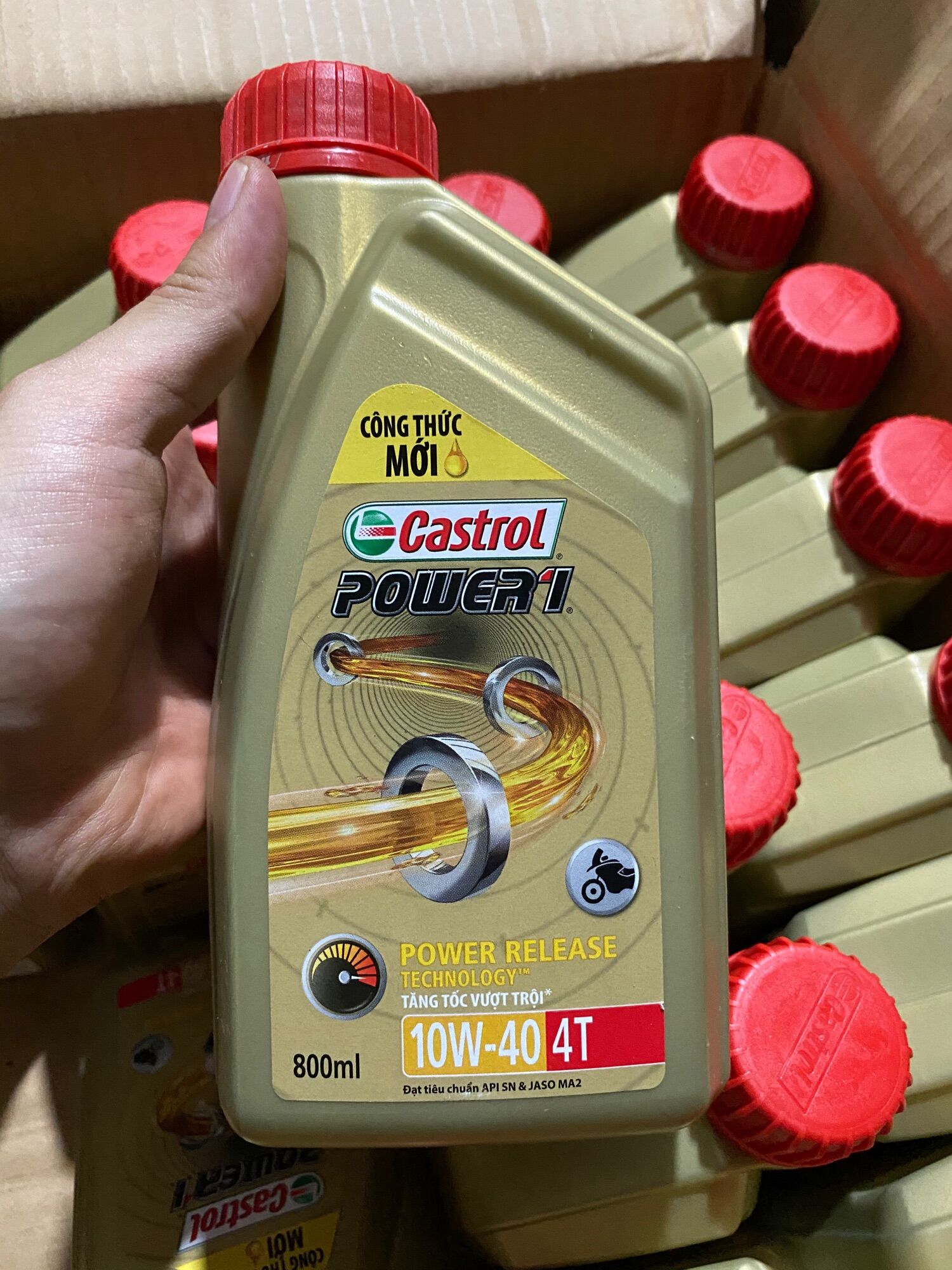 Dầu nhớt Castrol Power1 cho xe số