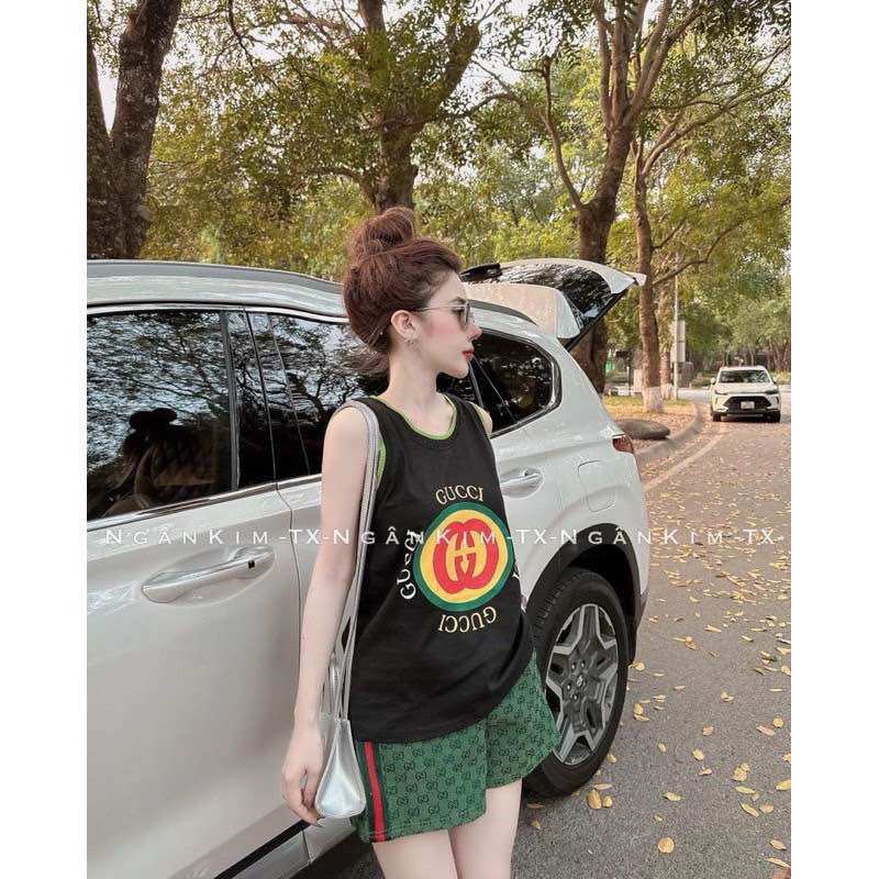 Set bộ đùi chất cotton su ba lỗ - Guc
