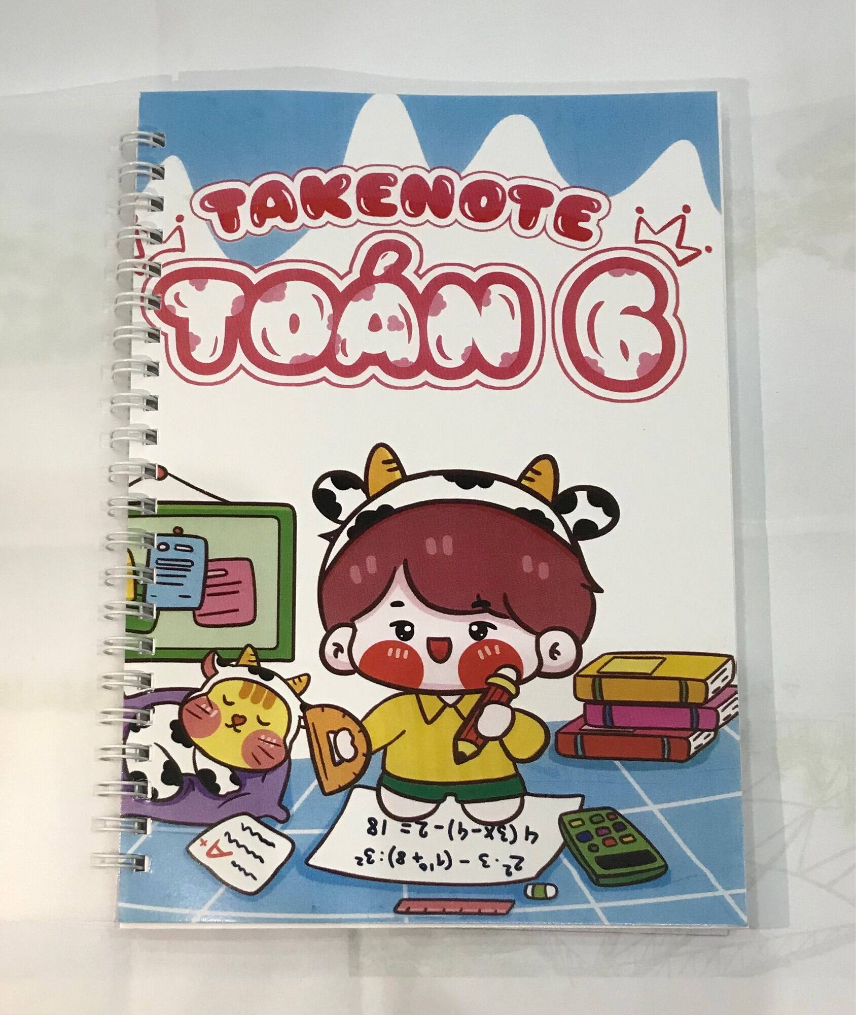 Sổ tay takenote toán 6 khổ a5