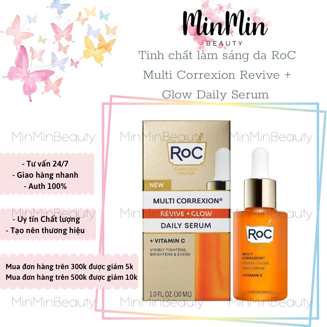 Tinh chất sáng da RoC Multi Correxion Revive+glow Vitamin C Daily Serum