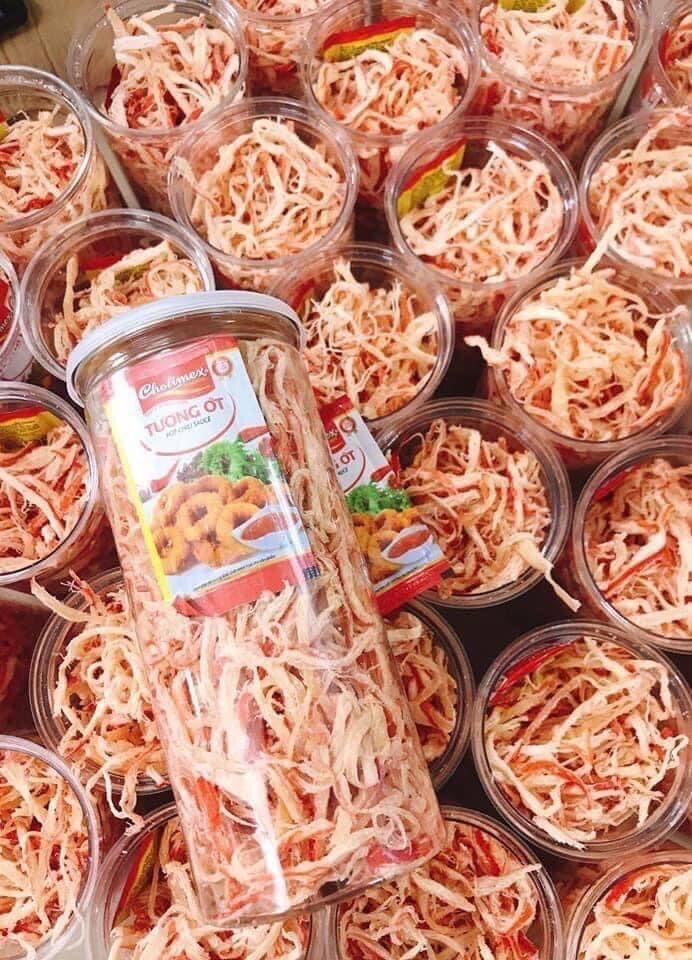🦑MỰC XÉ SỢI HẤP NƯỚC DỪA🦑🦑🦑300gr