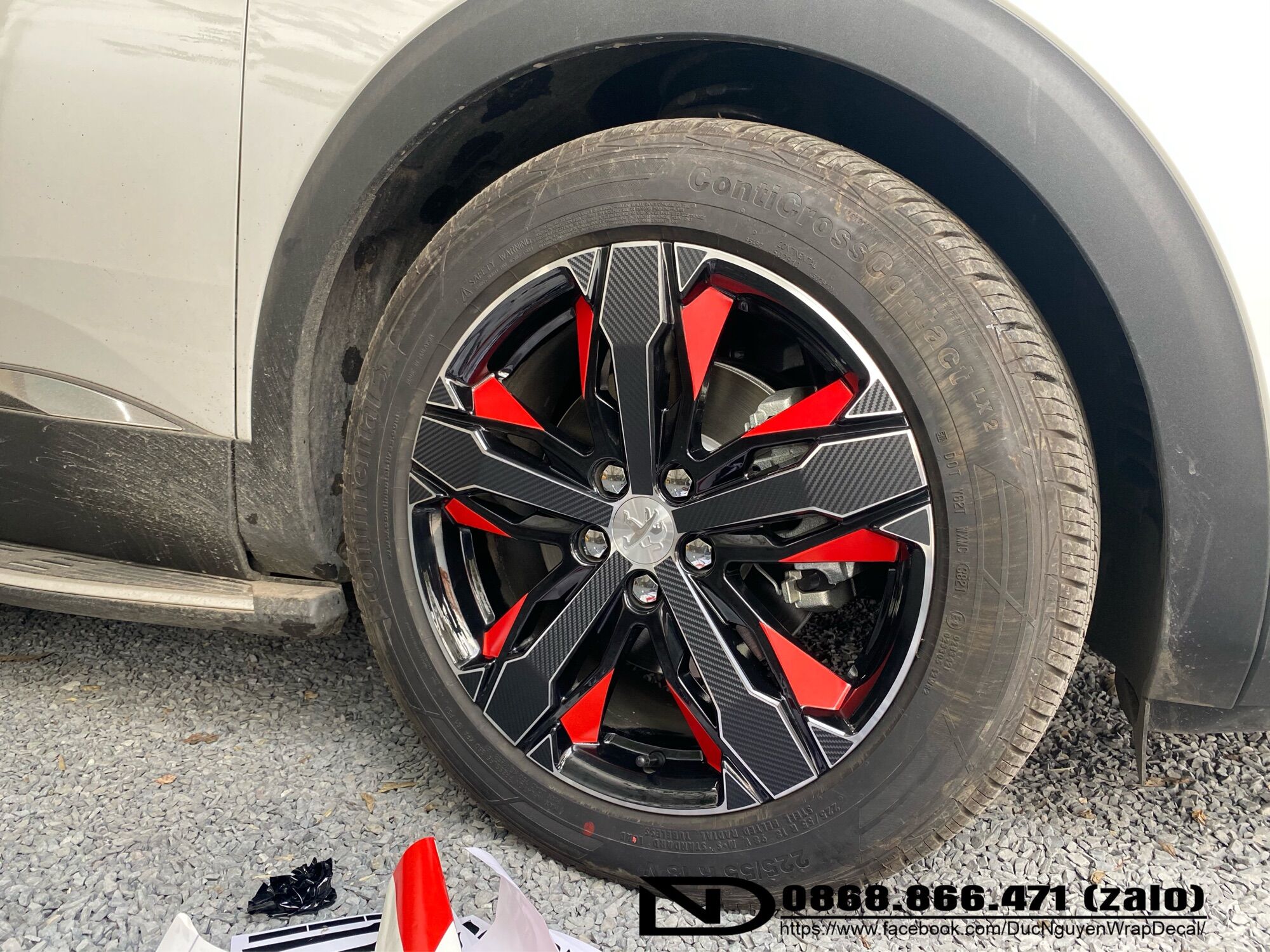 Decal dán mâm Peugeot 3008