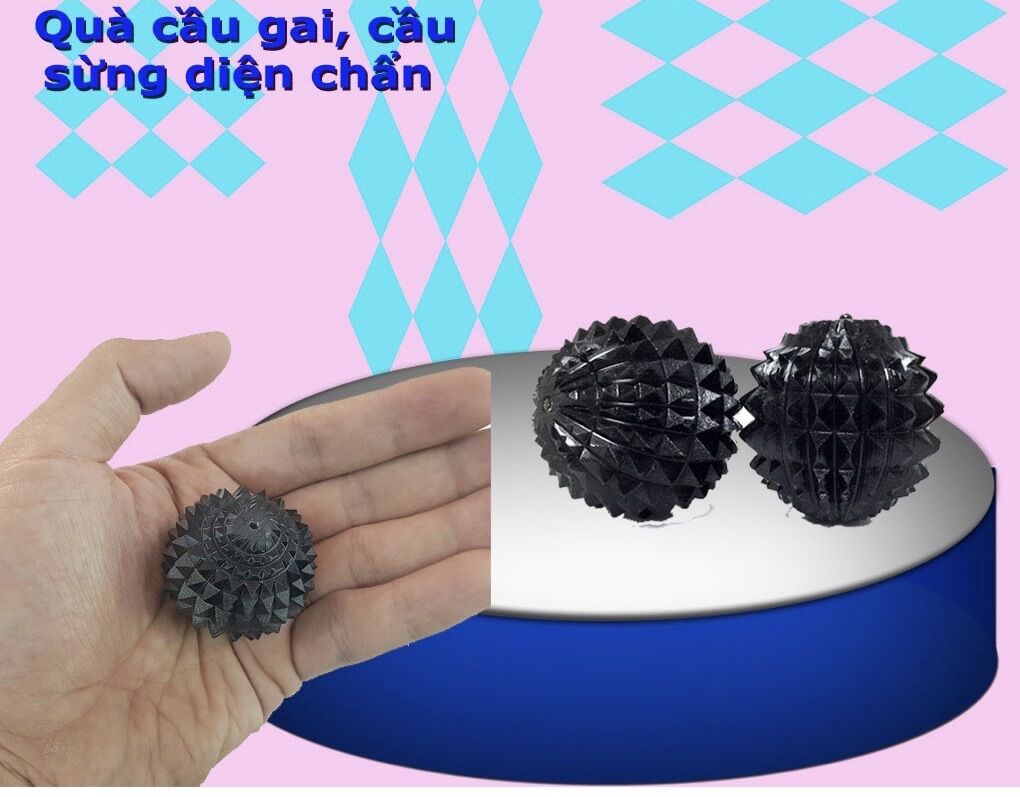 Quả cầu gai (lăn massage mặt tay chân) dụng cụ diện chẩn