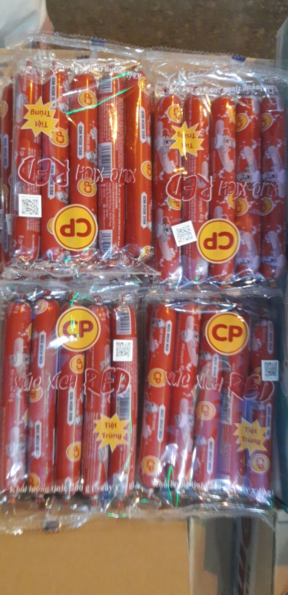 Combo 5 bịch xúc xích CP