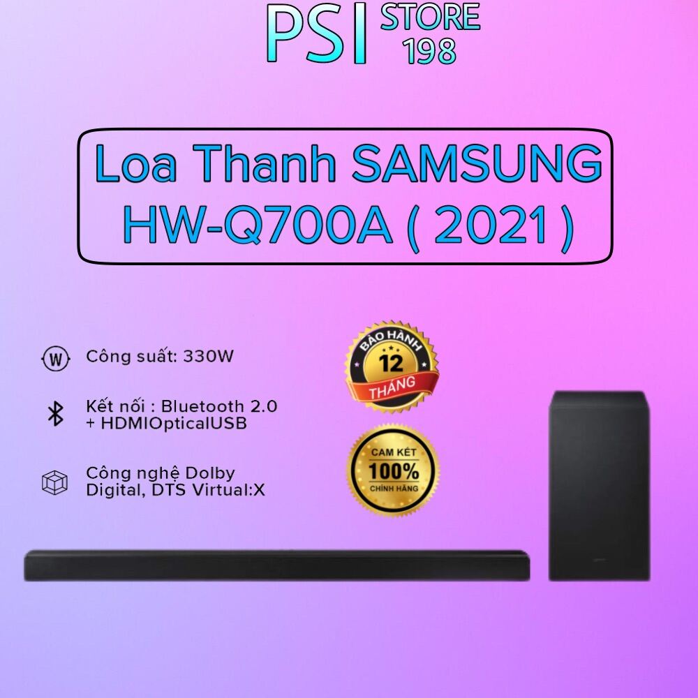 [Hàng chính hãng] Loa thanh Samsung 3.2.1 CH HW-Q700A 330W